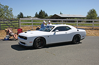 white Hellcat at Checkpoint
